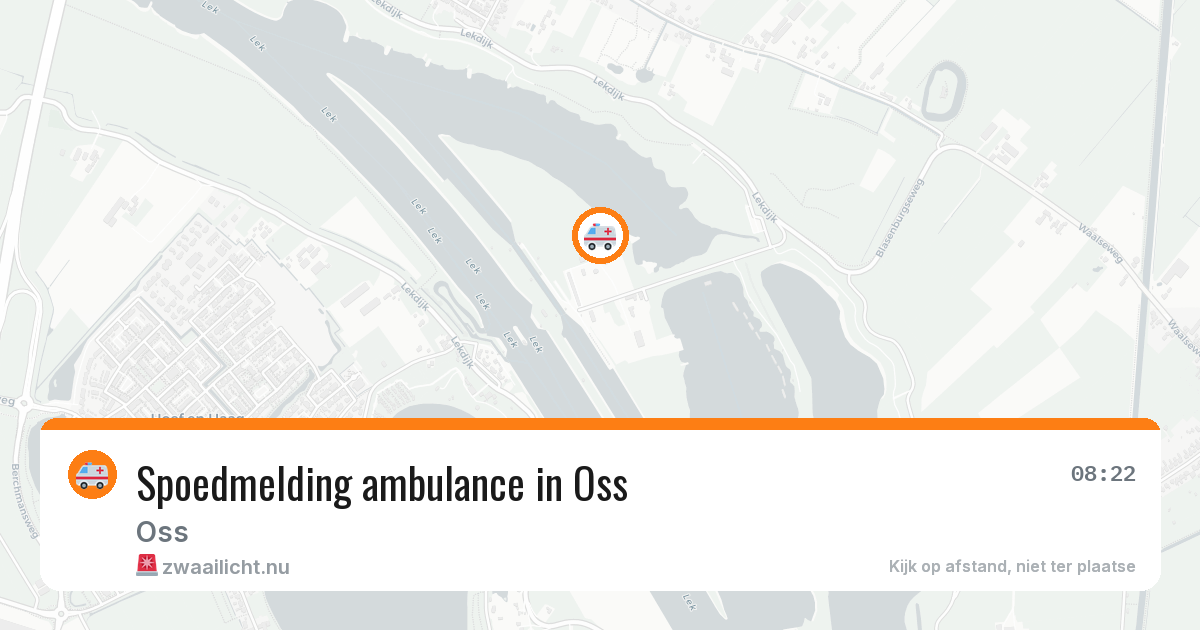 Spoedmelding ambulance in Oss — 6 feb 2026