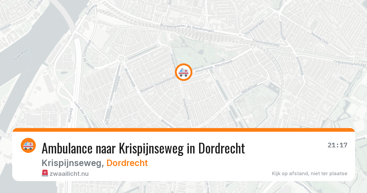 Ambulance naar Krispijnseweg in Dordrecht — 10 apr 2026