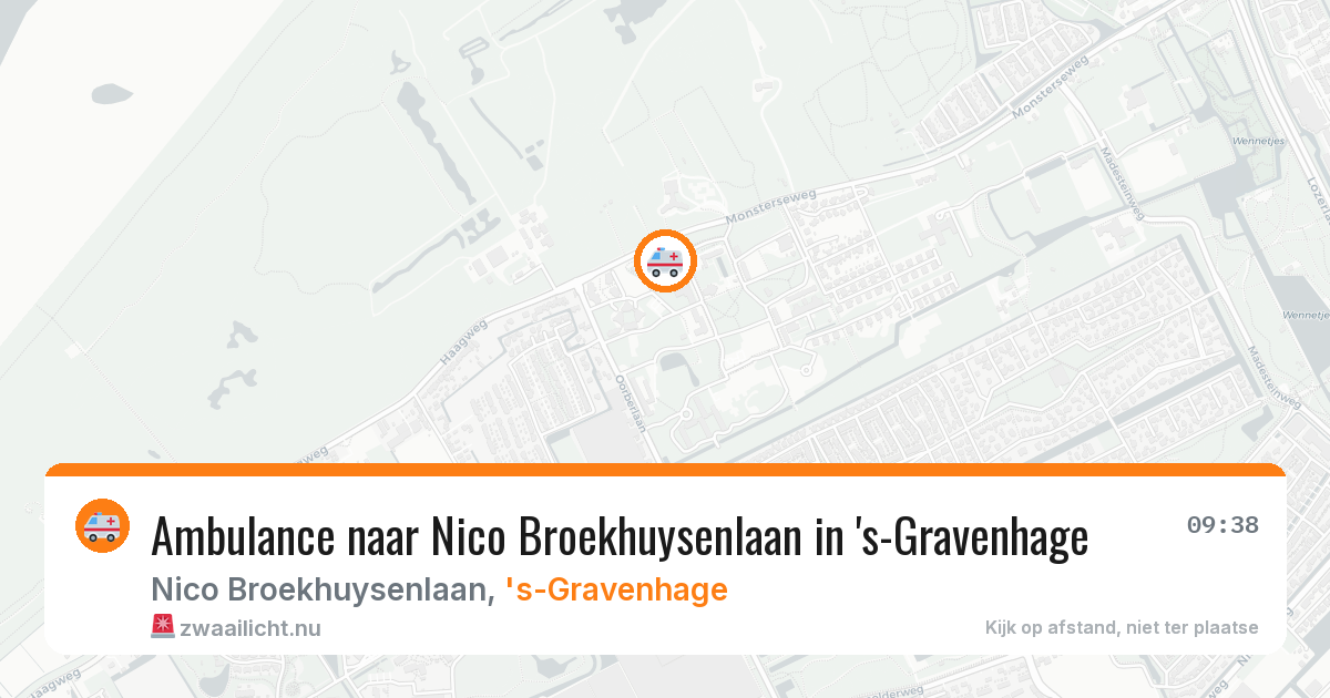 Ambulance naar Nico Broekhuysenlaan in 's-Gravenhage — 23 jul 2026