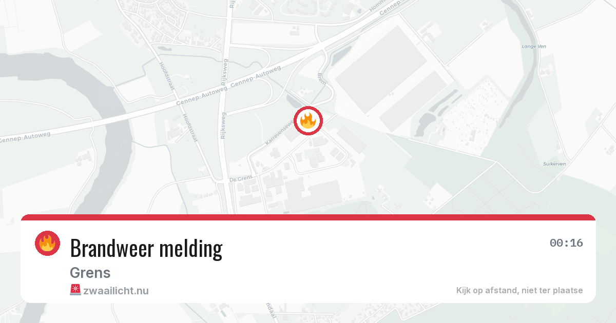 Brandweer melding — 15 jul 2026