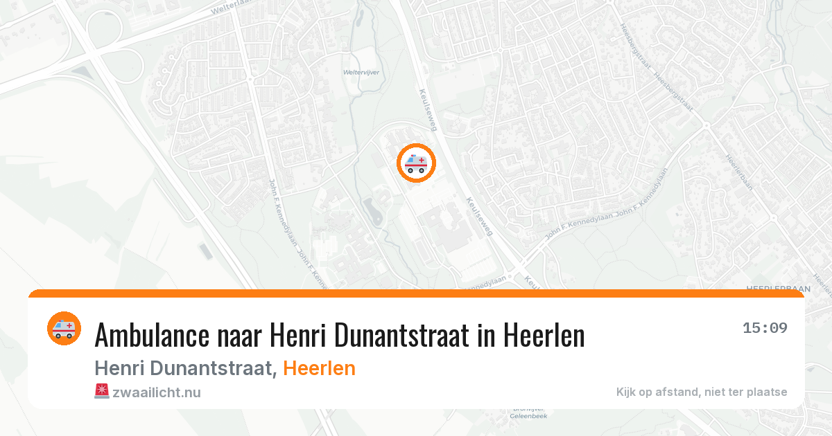 Ambulance naar Henri Dunantstraat in Heerlen — 21 mei 2026