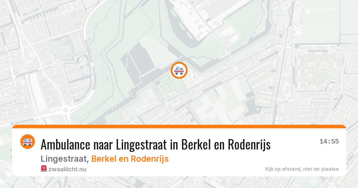 Ambulance naar Lingestraat in Berkel en Rodenrijs — 7 mei 2026