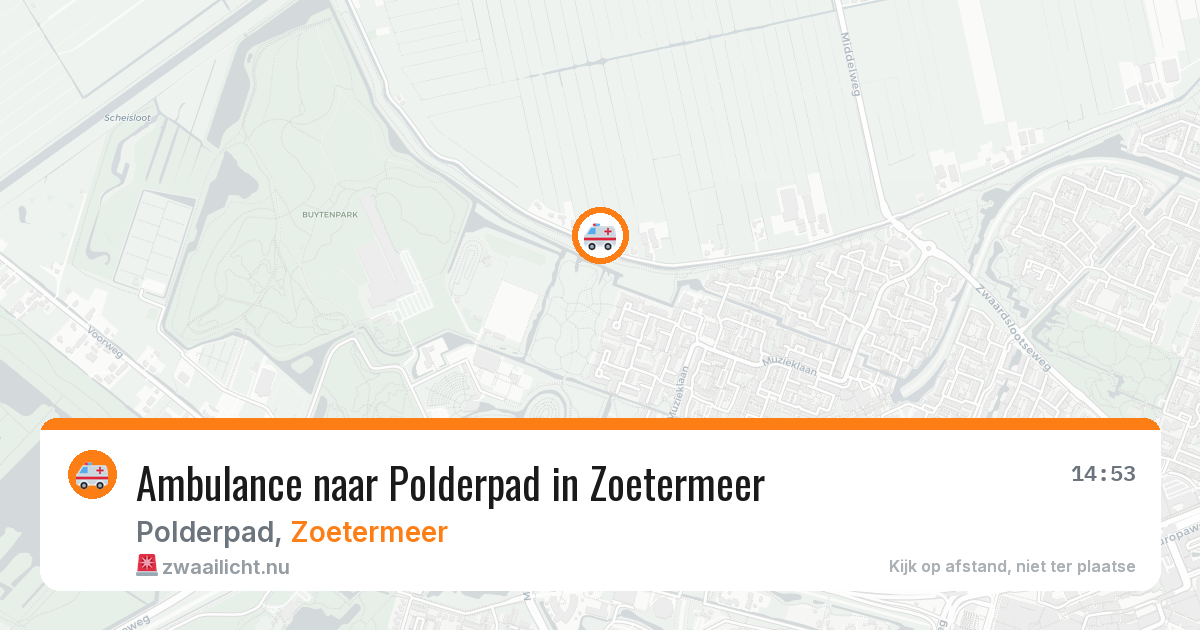 Ambulance naar Polderpad in Zoetermeer — 30 mei 2026