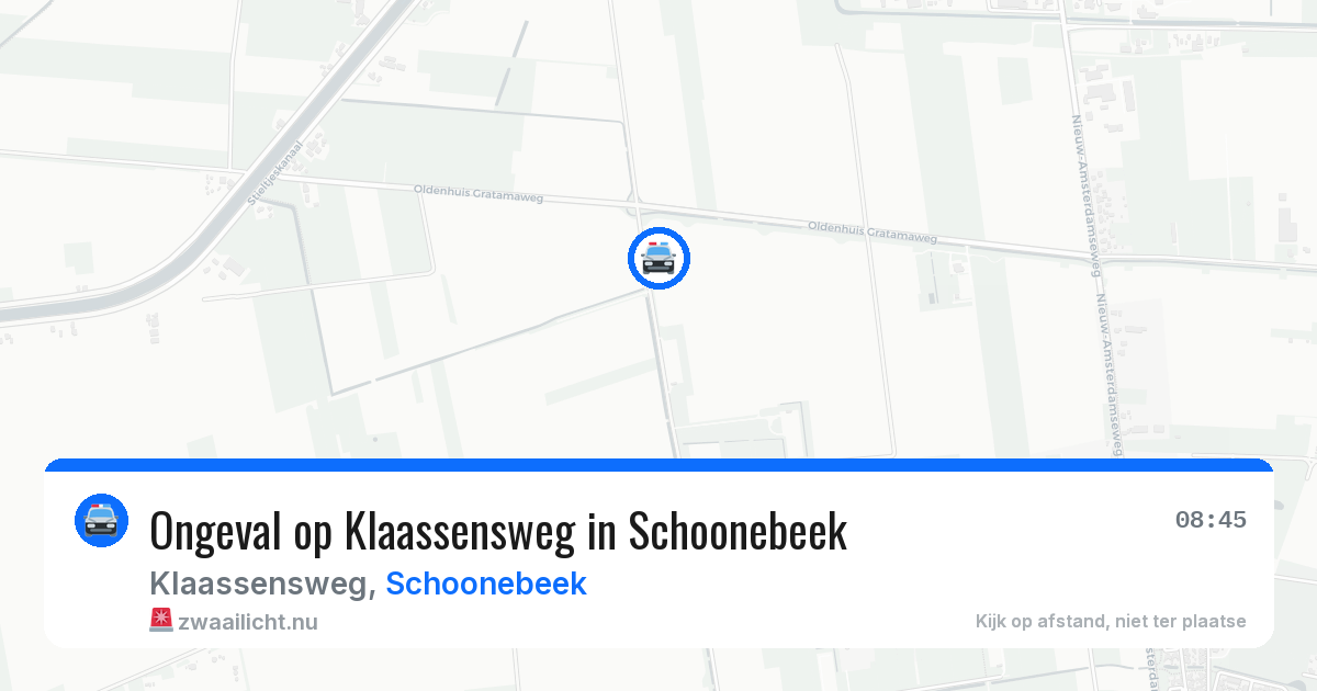 Ongeval op Klaassensweg in Schoonebeek — 20 jun 2026