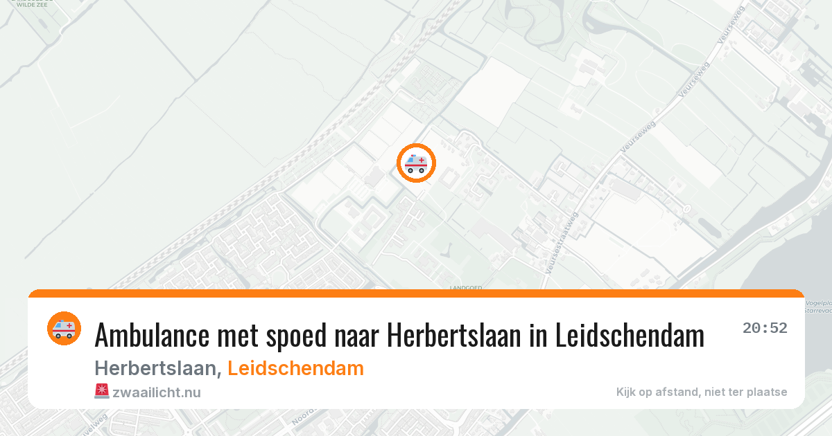 Ambulance met spoed naar Herbertslaan in Leidschendam — 8 jun 2026