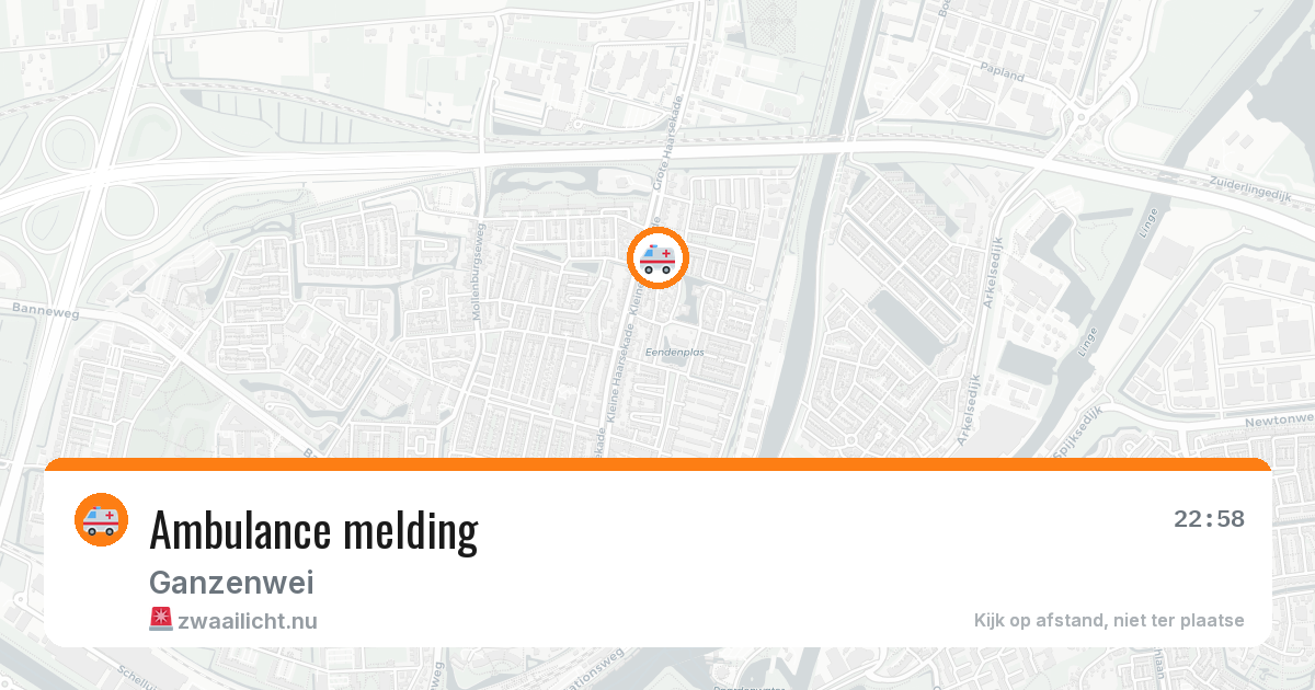 Ambulance melding — 6 jun 2026