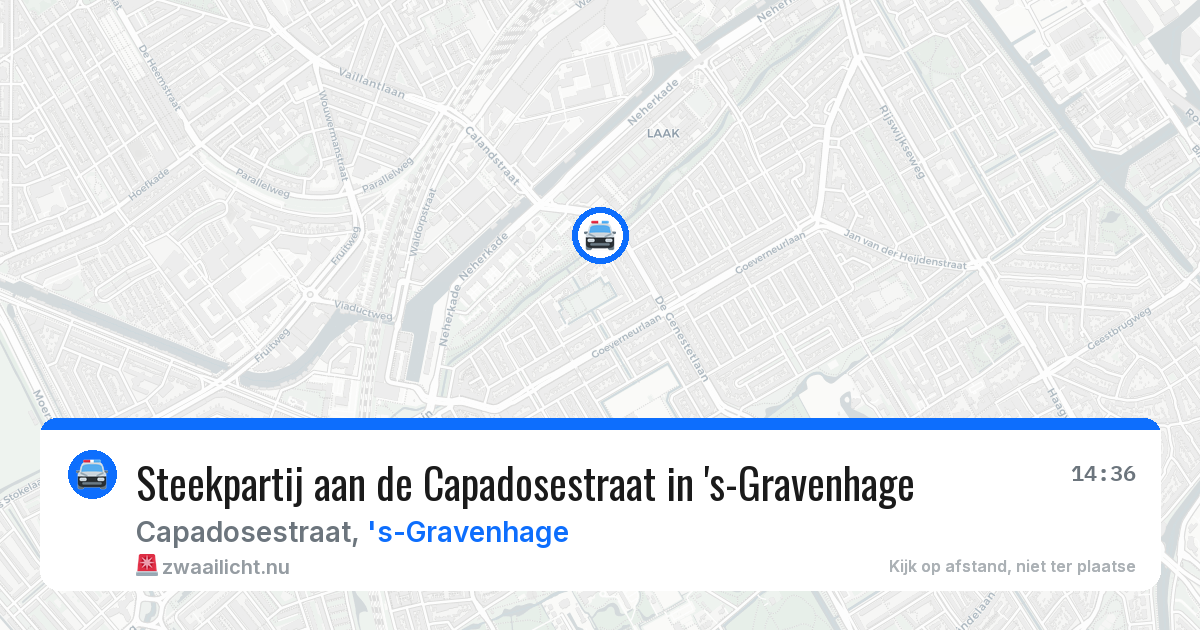 Steekpartij aan de Capadosestraat in 's-Gravenhage — 7 apr 2026