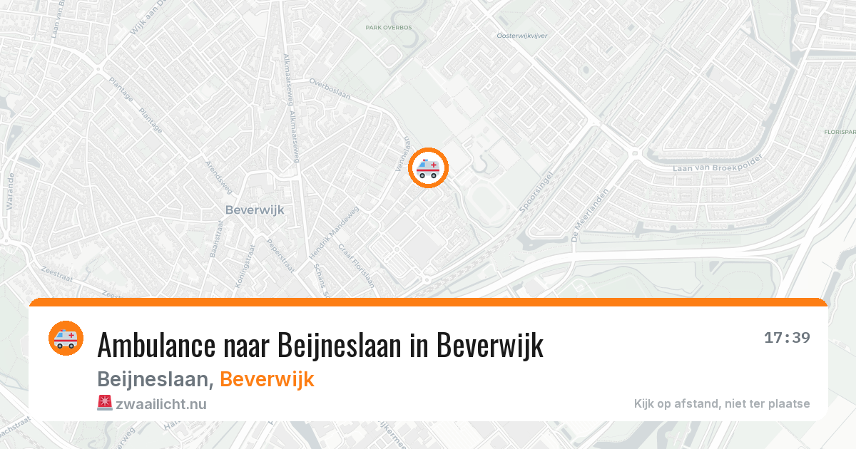 Ambulance naar Beijneslaan in Beverwijk — 22 mei 2026