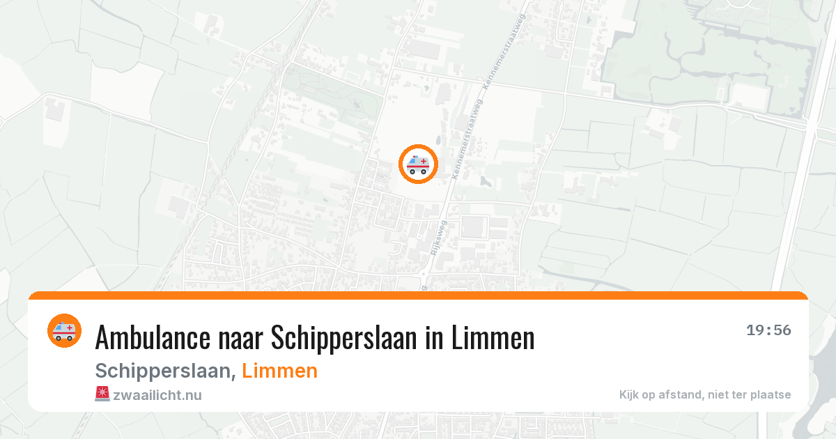 Ambulance naar Schipperslaan in Limmen — 21 jul 2026
