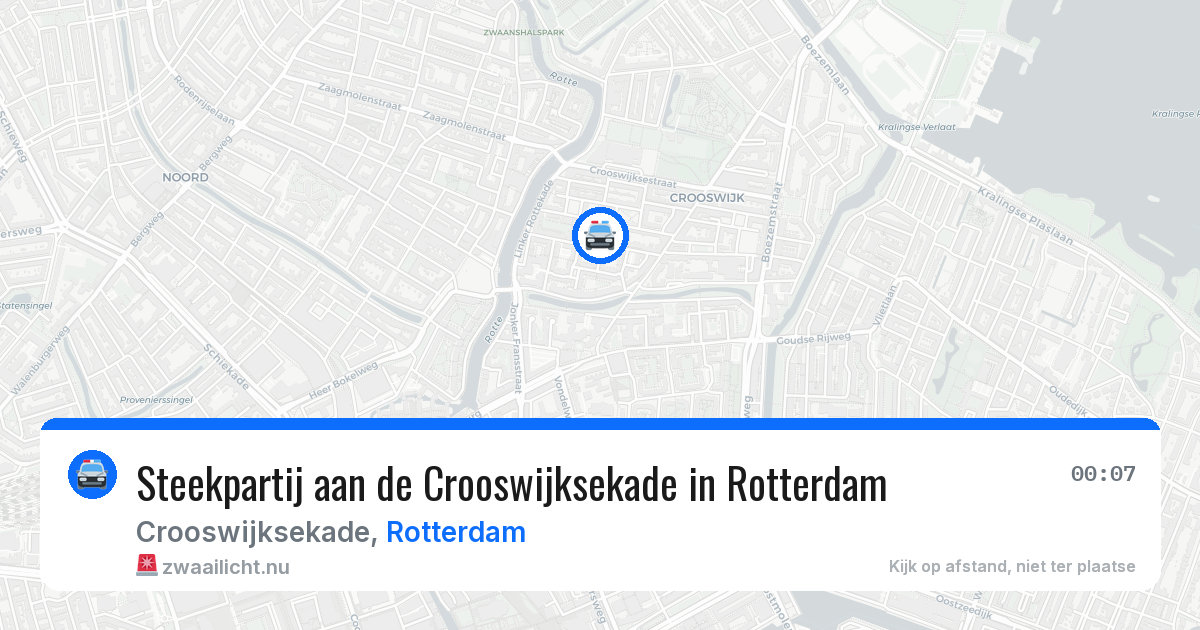Steekpartij aan de Crooswijksekade in Rotterdam — 2 jun 2026