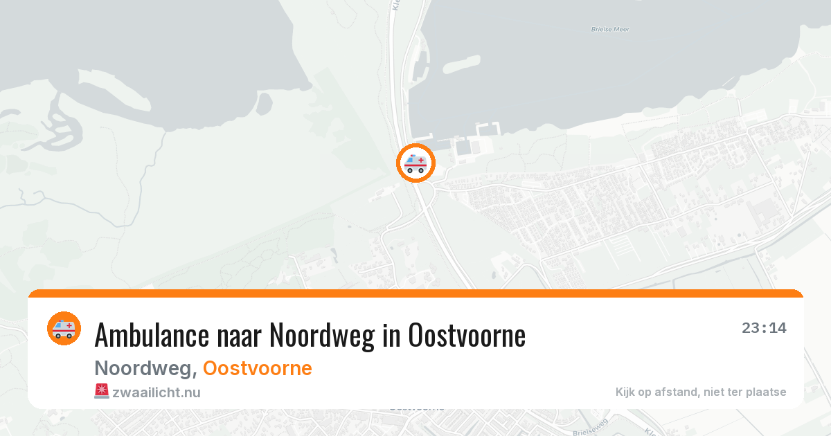 Ambulance naar Noordweg in Oostvoorne — 14 jul 2026