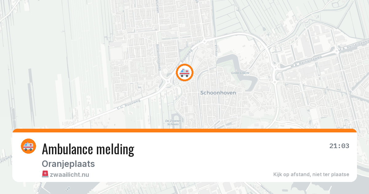 Ambulance melding — 25 mei 2026