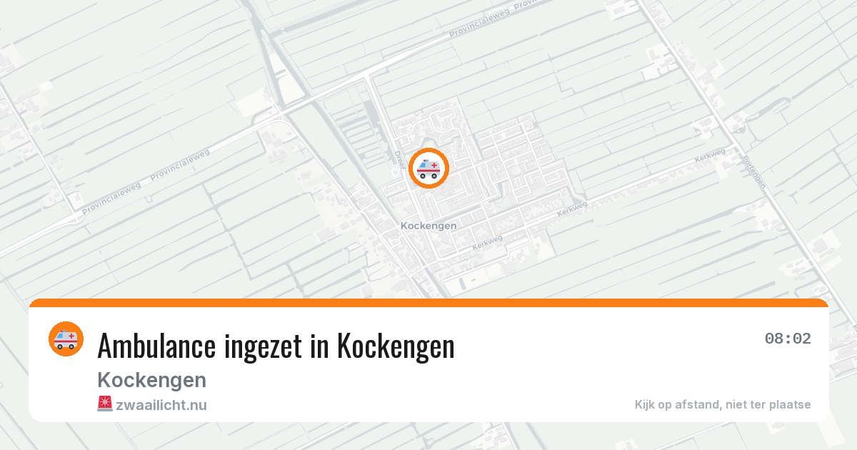 Ambulance ingezet in Kockengen — 21 apr 2026