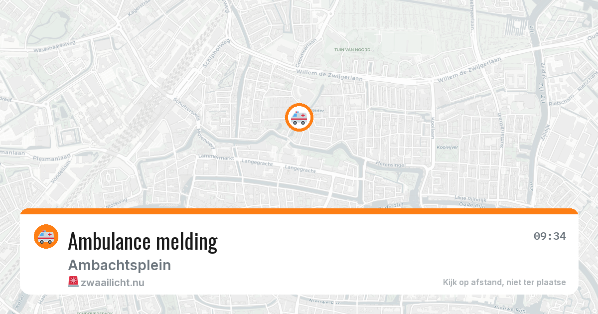 Ambulance melding — 31 mei 2026