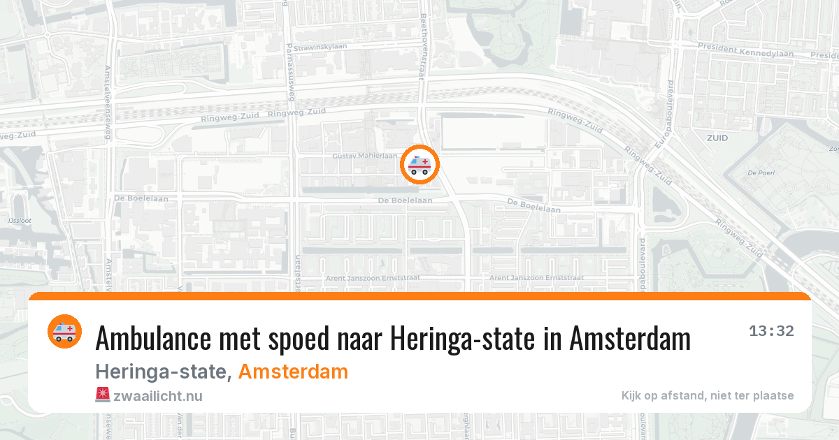 Ambulance met spoed naar Heringa-state in Amsterdam — 11 jul 2026