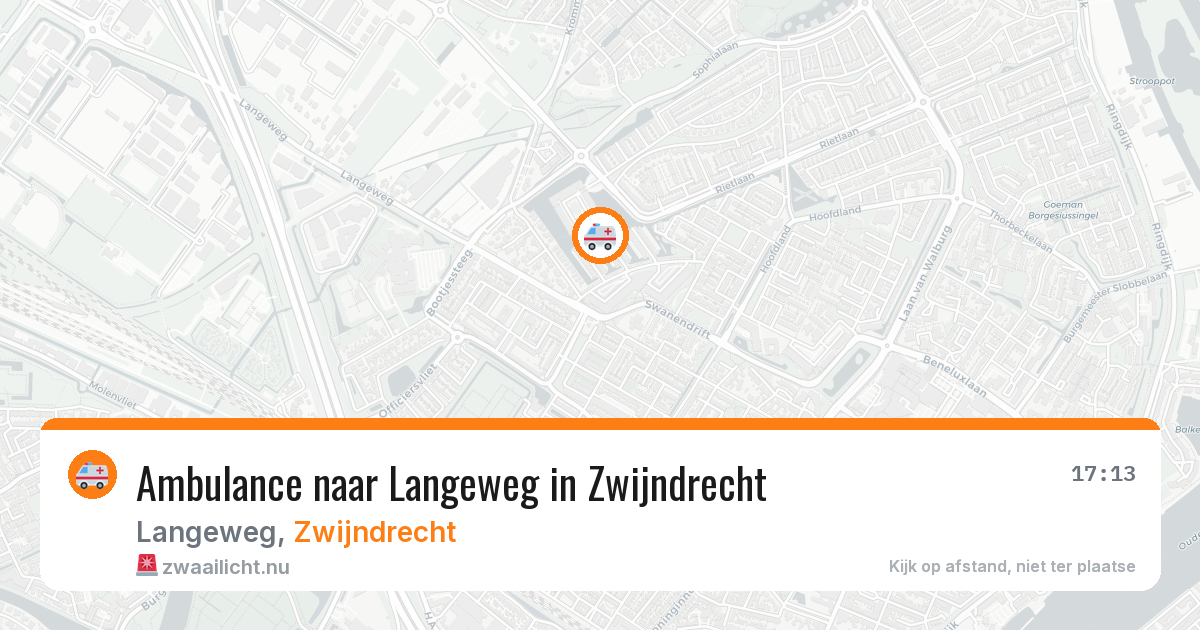 Ambulance naar Langeweg in Zwijndrecht — 24 mrt 2026