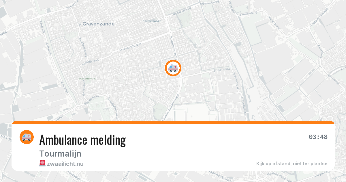 Ambulance melding — 17 mrt 2026