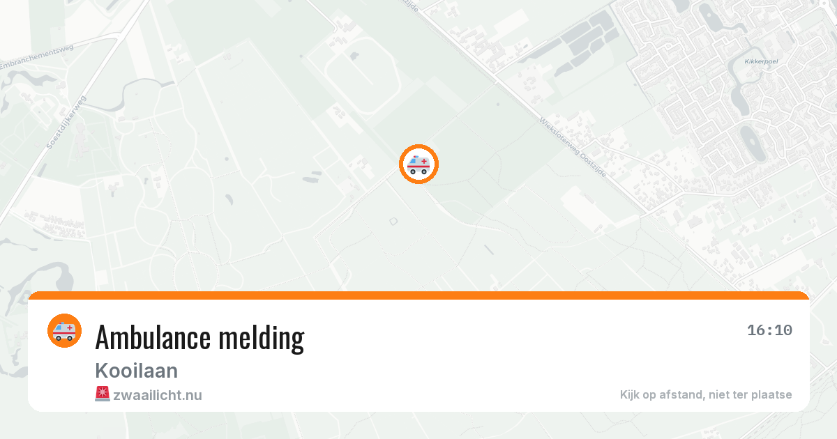 Ambulance melding — 27 mei 2026