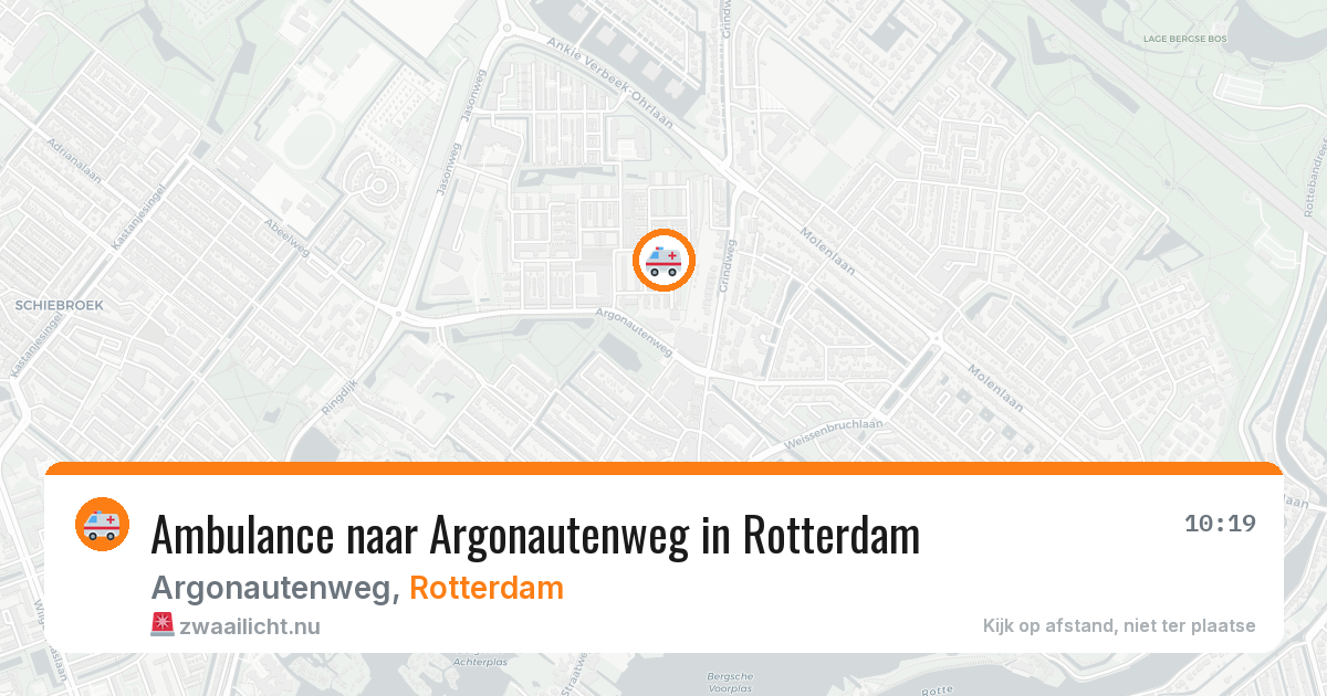Ambulance naar Argonautenweg in Rotterdam — 11 jul 2026