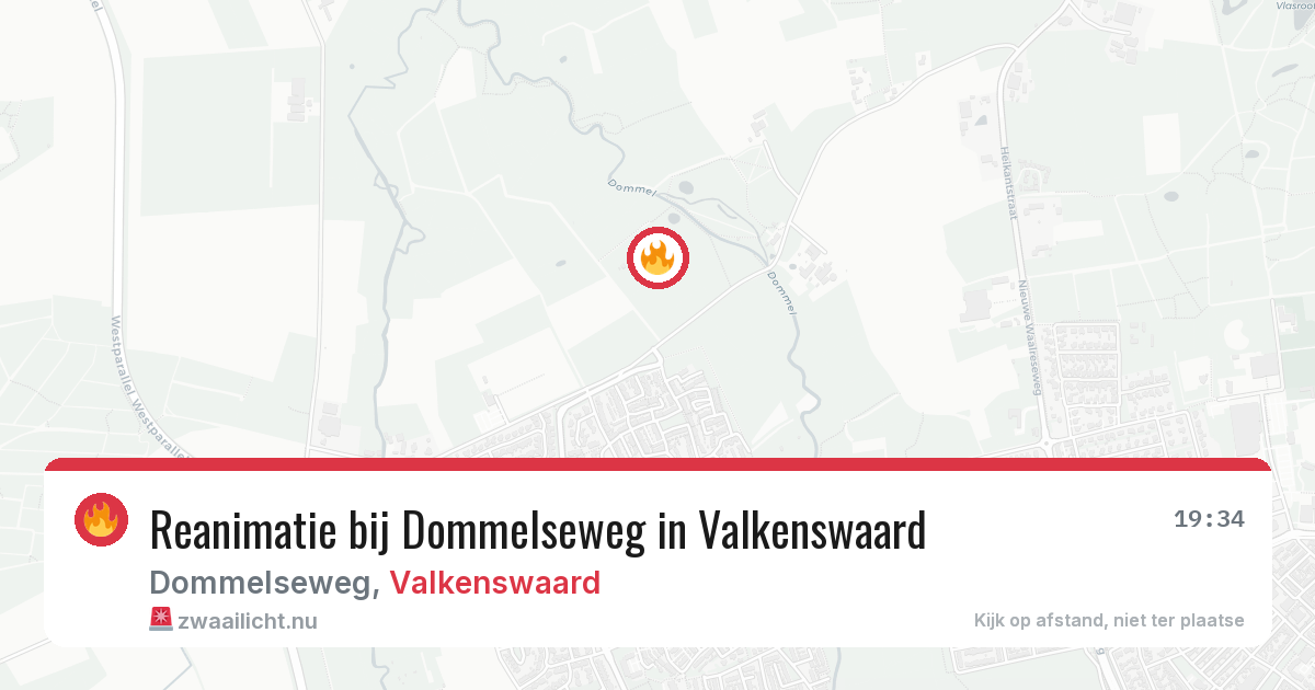 Reanimatie bij Dommelseweg in Valkenswaard — 17 mrt 2026