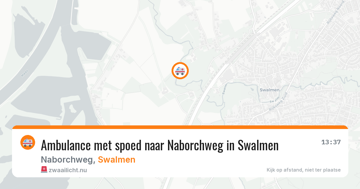 Ambulance met spoed naar Naborchweg in Swalmen — 22 jul 2026