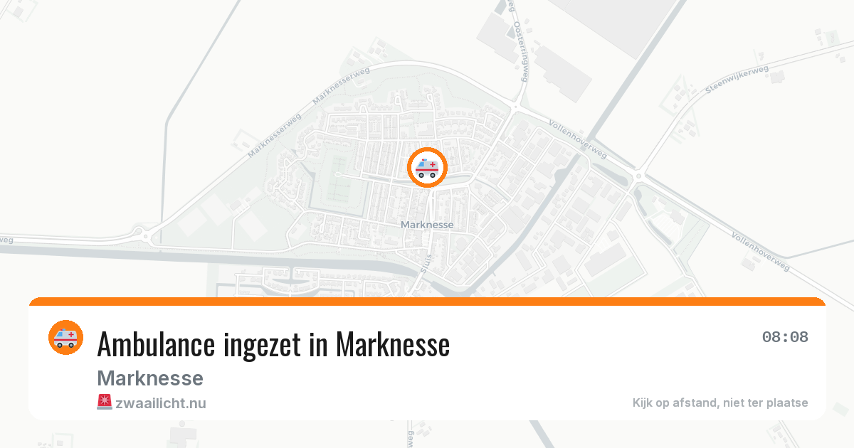 Ambulance ingezet in Marknesse — 11 apr 2026