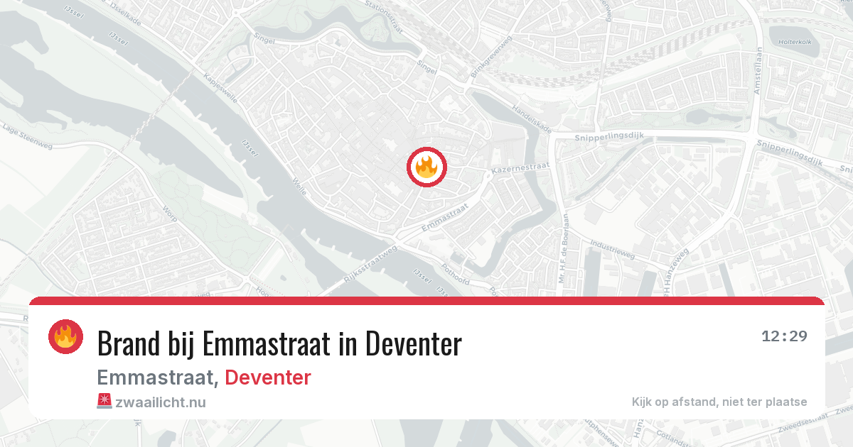 Brand bij Emmastraat in Deventer — 23 mei 2026