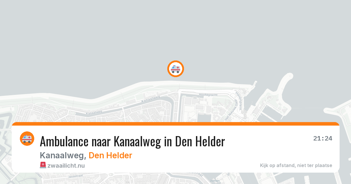 Ambulance naar Kanaalweg in Den Helder — 28 mei 2026