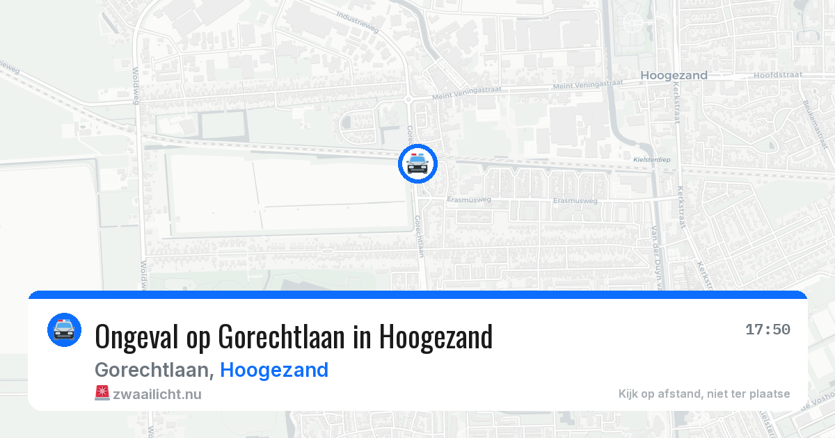 Ongeval op Gorechtlaan in Hoogezand — 22 apr 2026