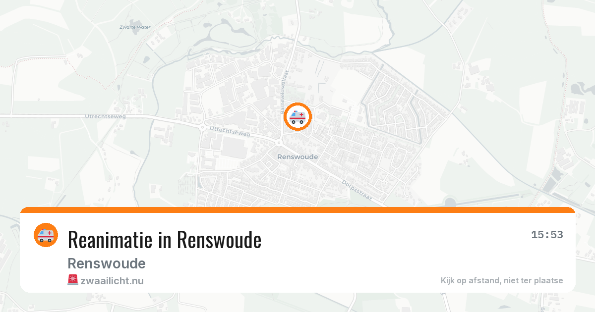 Reanimatie in Renswoude — 1 mrt 2026