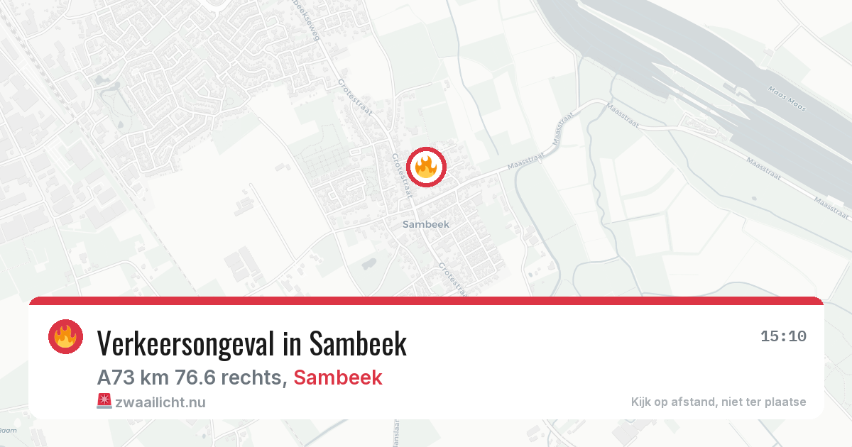 Verkeersongeval in Sambeek — 3 jun 2026