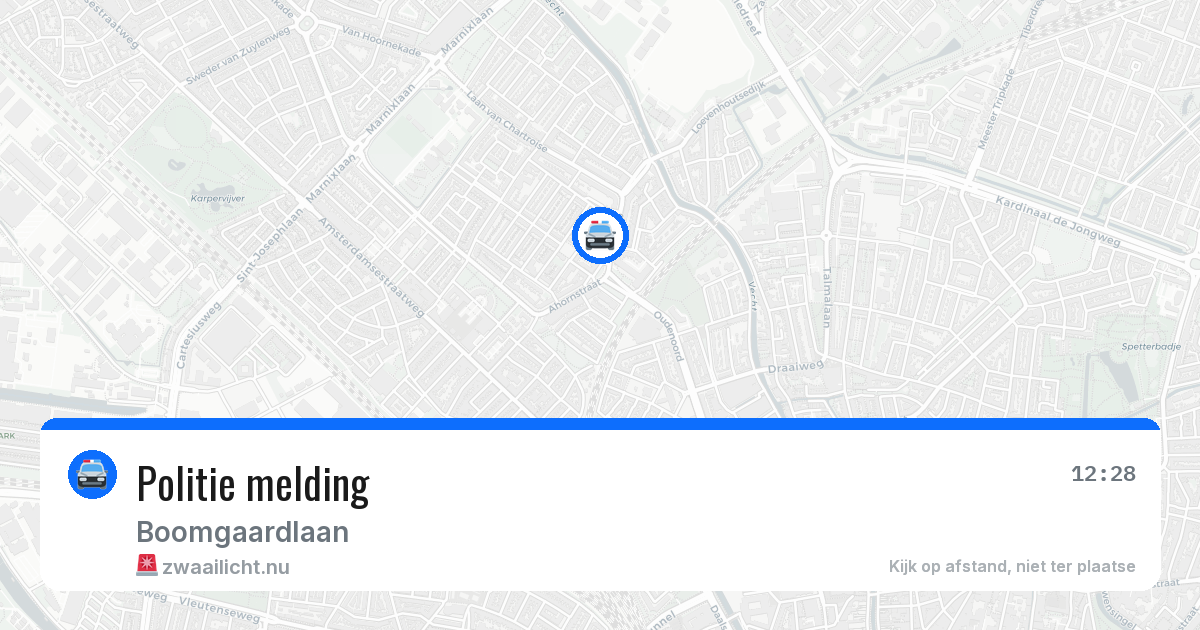 Politie melding — 9 mei 2026