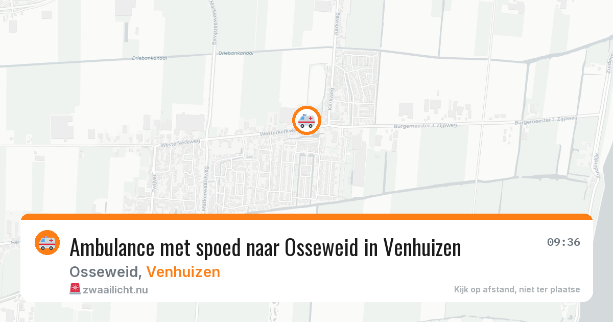 Ambulance met spoed naar Osseweid in Venhuizen — 19 jan 2026