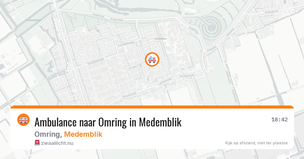 Ambulance naar Omring in Medemblik — 13 jul 2026