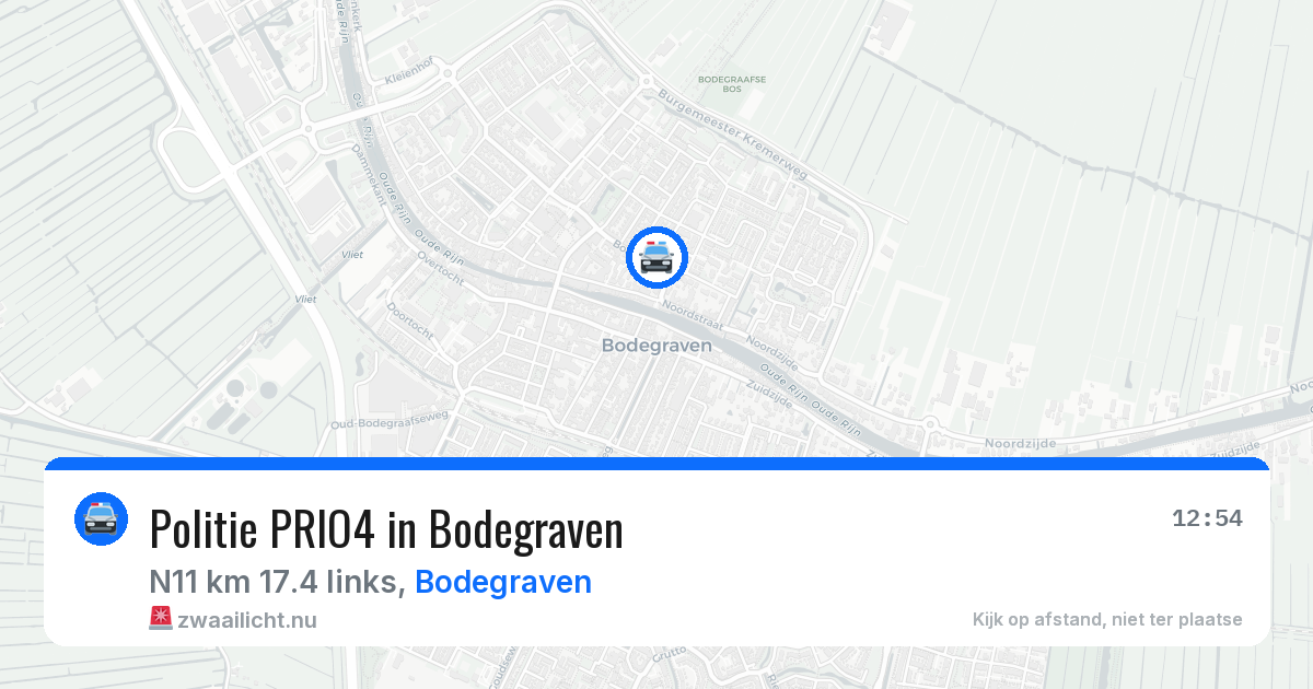 Politie PRIO4 in Bodegraven — 29 mei 2026 | 🚨 Zwaailicht.nu