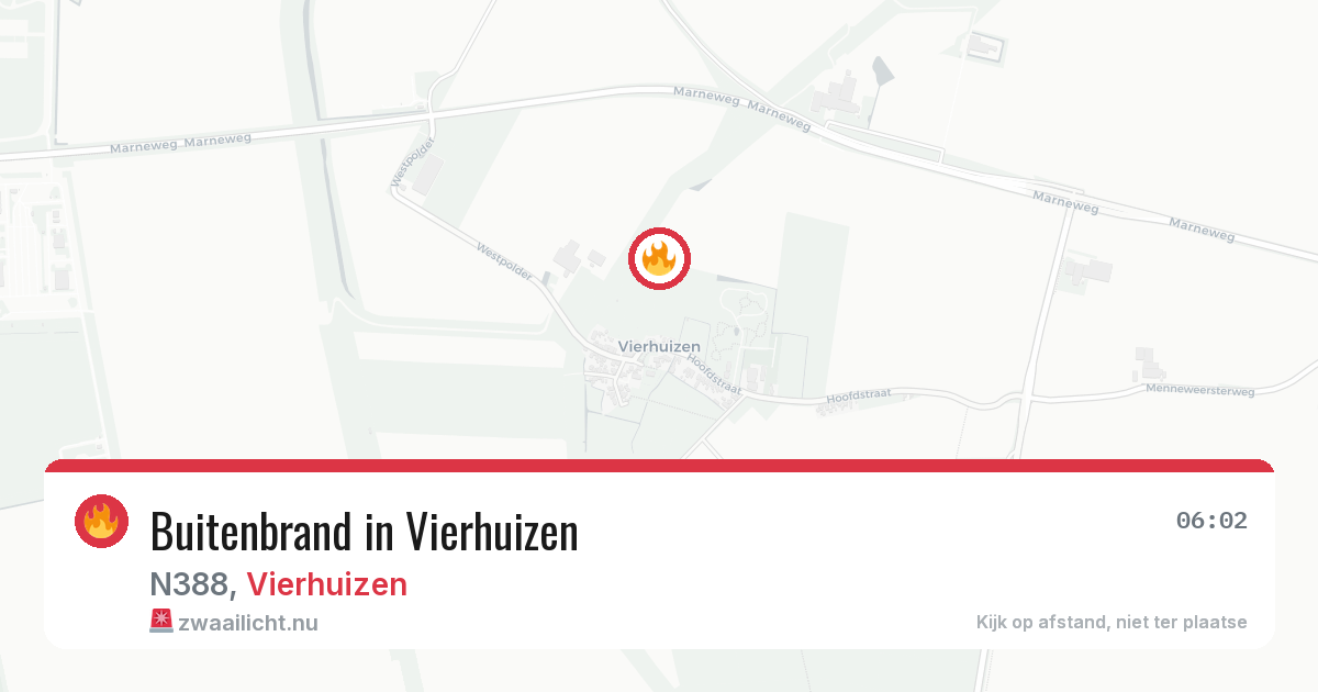 Buitenbrand in Vierhuizen — 19 jul 2026