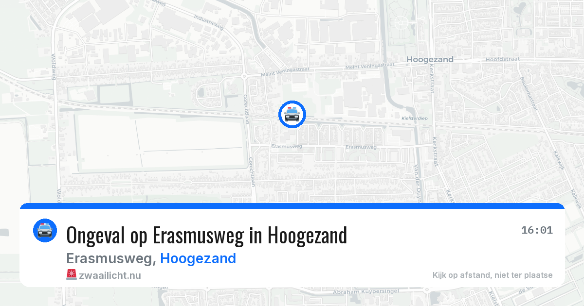 Ongeval op Erasmusweg in Hoogezand — 14 jul 2026