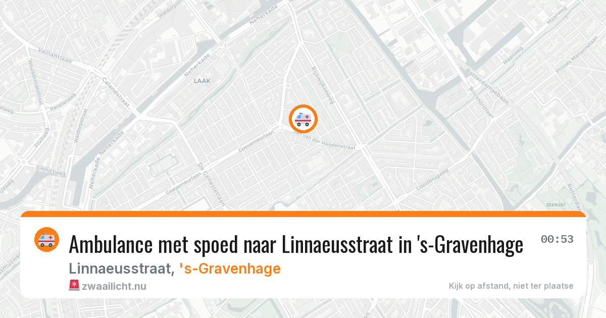 Ambulance met spoed naar Linnaeusstraat in 's-Gravenhage — 27 jan 2026