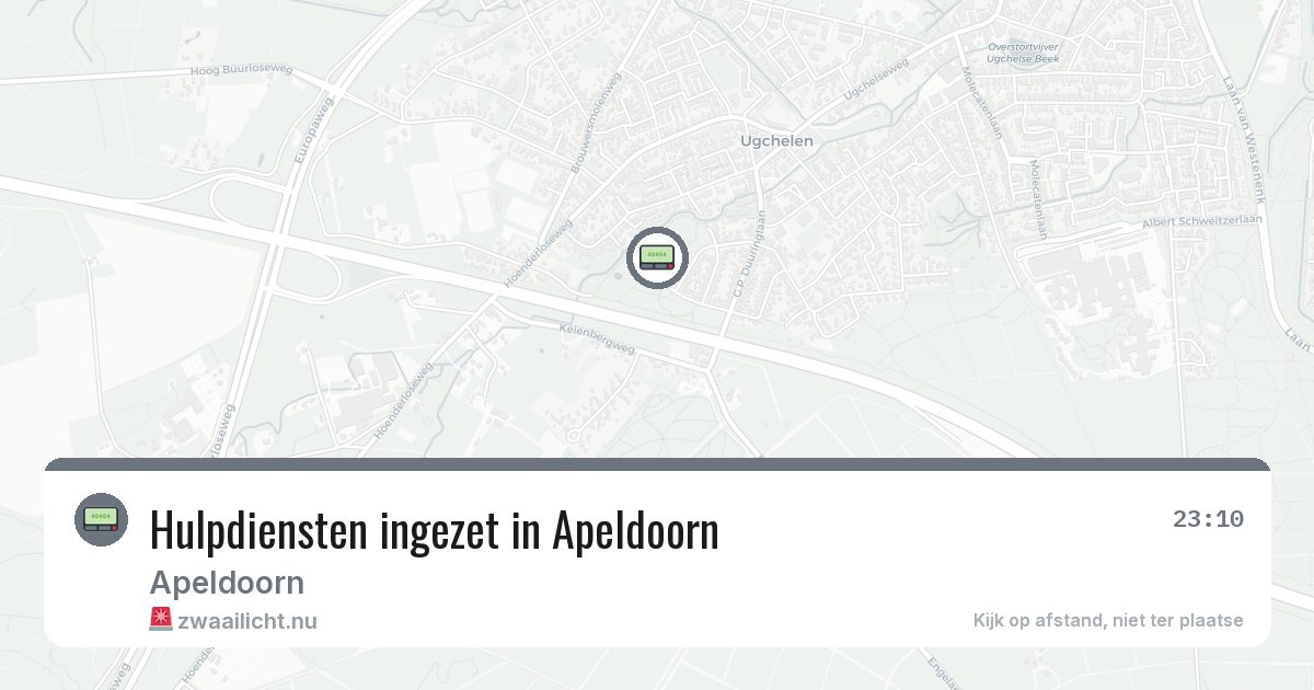 Hulpdiensten ingezet in Apeldoorn — 4 feb 2026 | 🚨 Zwaailicht.nu