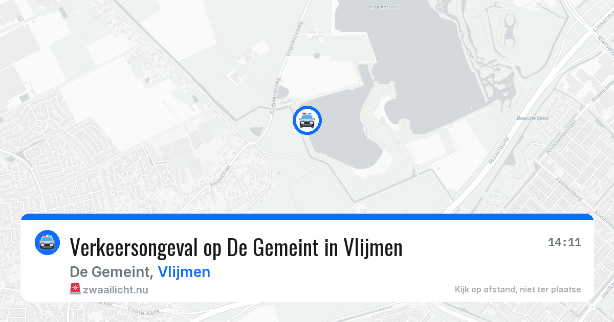 Verkeersongeval op De Gemeint in Vlijmen — 9 feb 2026