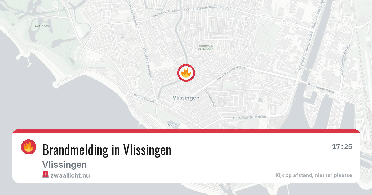 Brandmelding in Vlissingen — 3 mei 2026