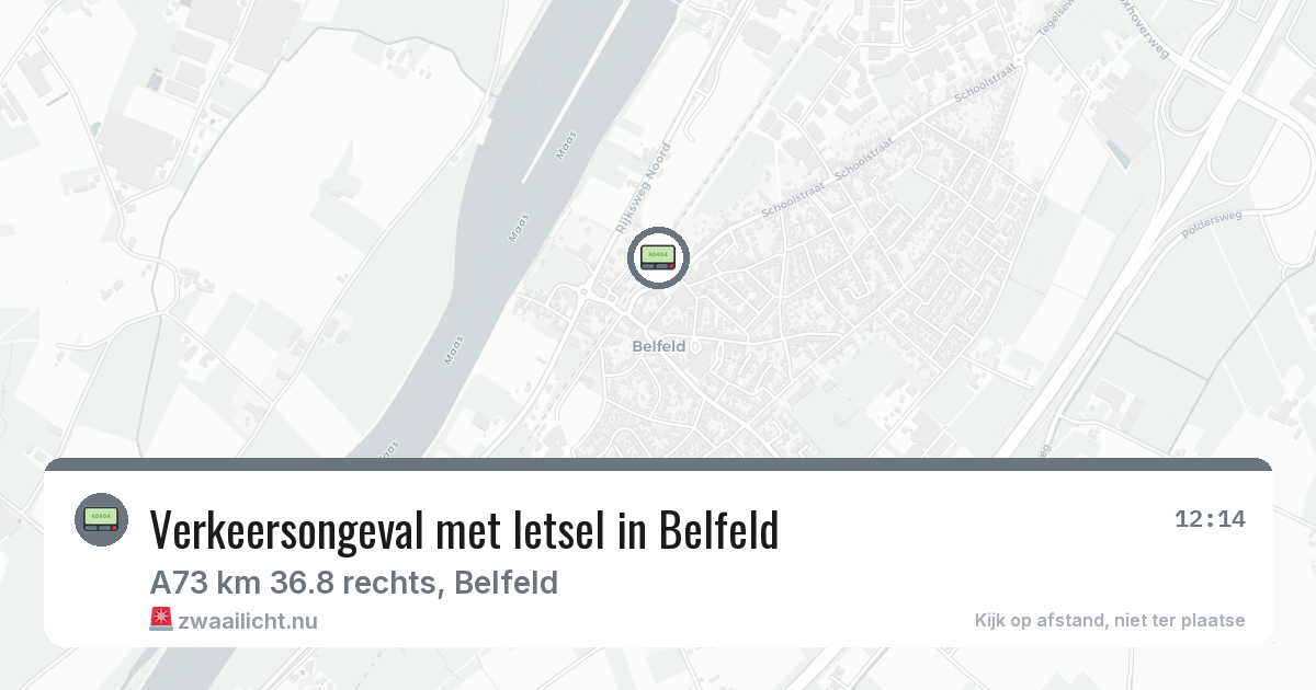 Verkeersongeval met letsel in Belfeld — 6 mei 2026