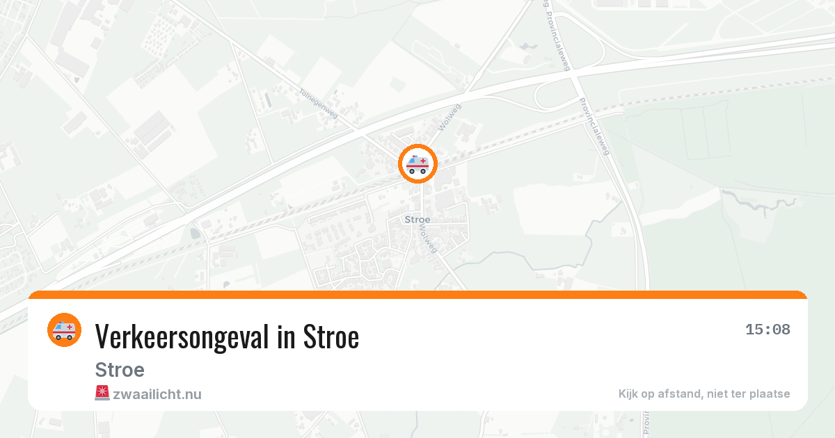 Verkeersongeval in Stroe — 25 jul 2026