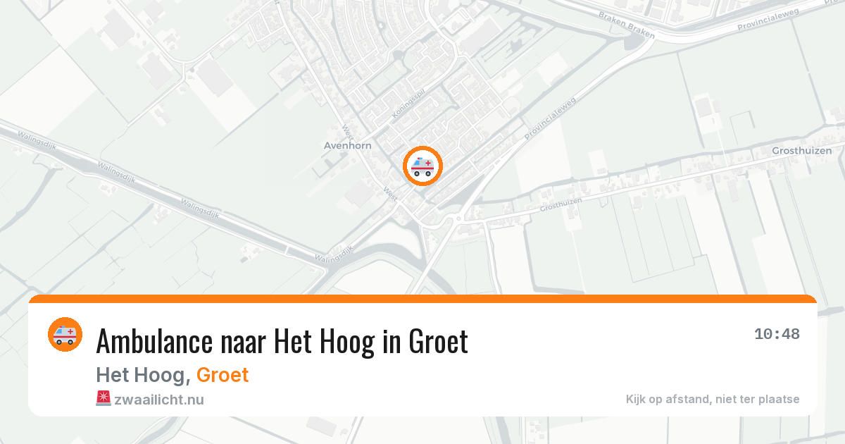 Ambulance naar Het Hoog in Groet — 5 jun 2026