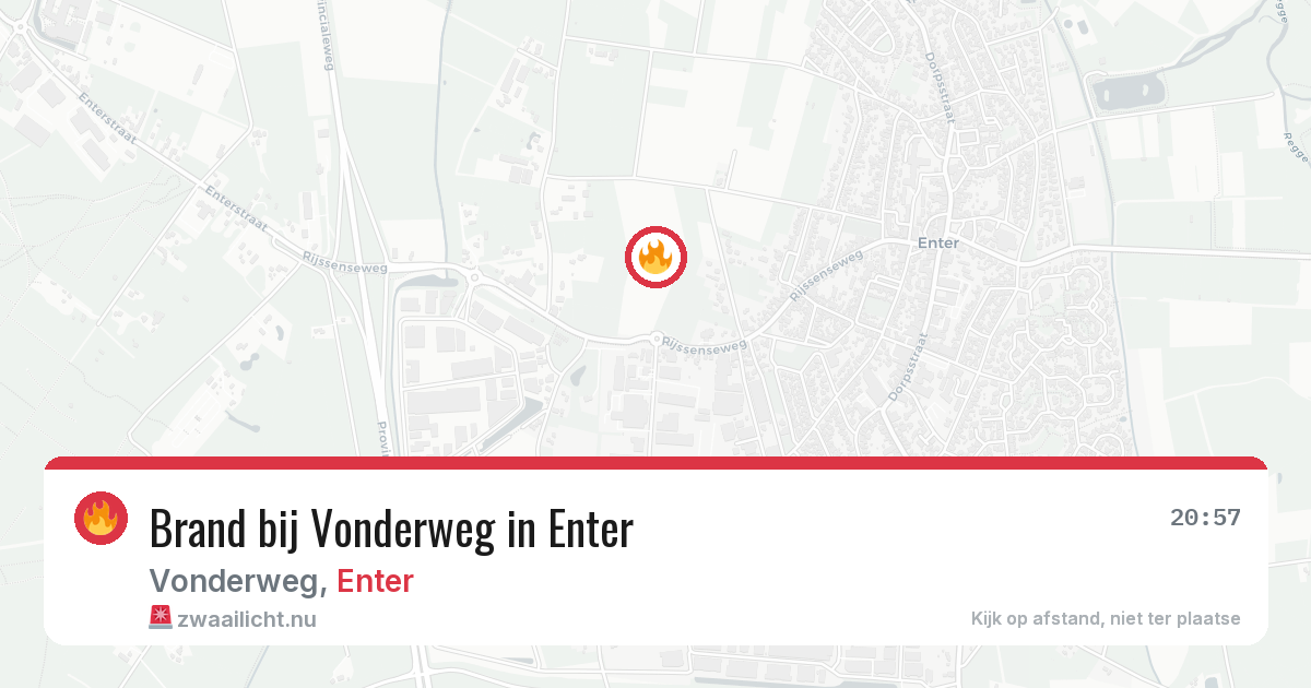 Brand bij Vonderweg in Enter — 23 apr 2026