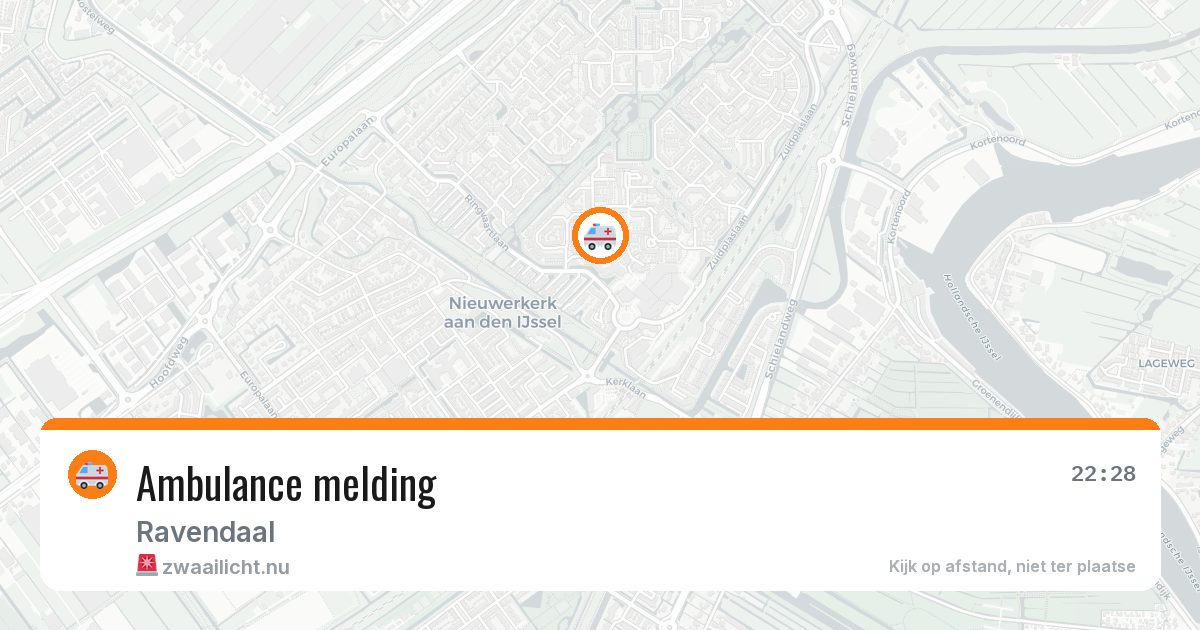 Ambulance melding — 18 jul 2026