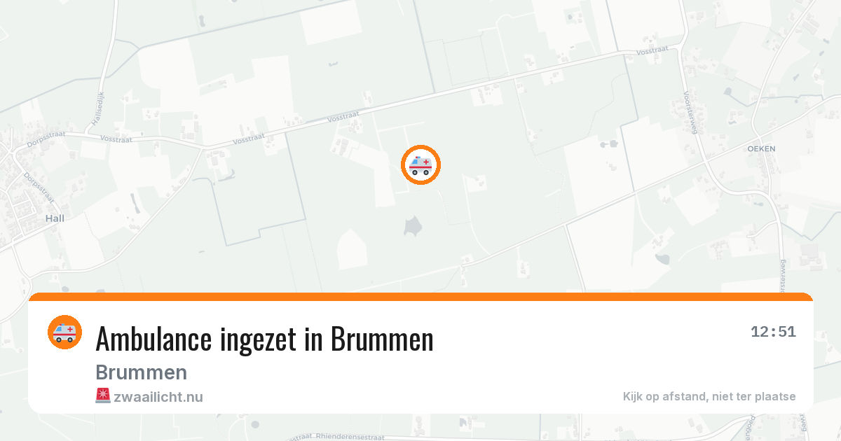 Ambulance ingezet in Brummen — 15 jul 2026