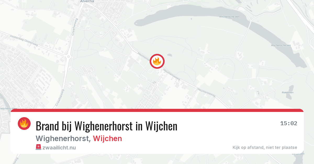 Brand bij Wighenerhorst in Wijchen — 13 jul 2026