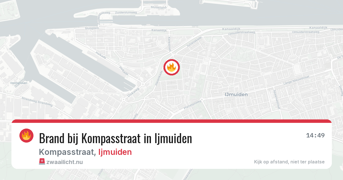 Brand bij Kompasstraat in Ijmuiden — 27 mei 2026