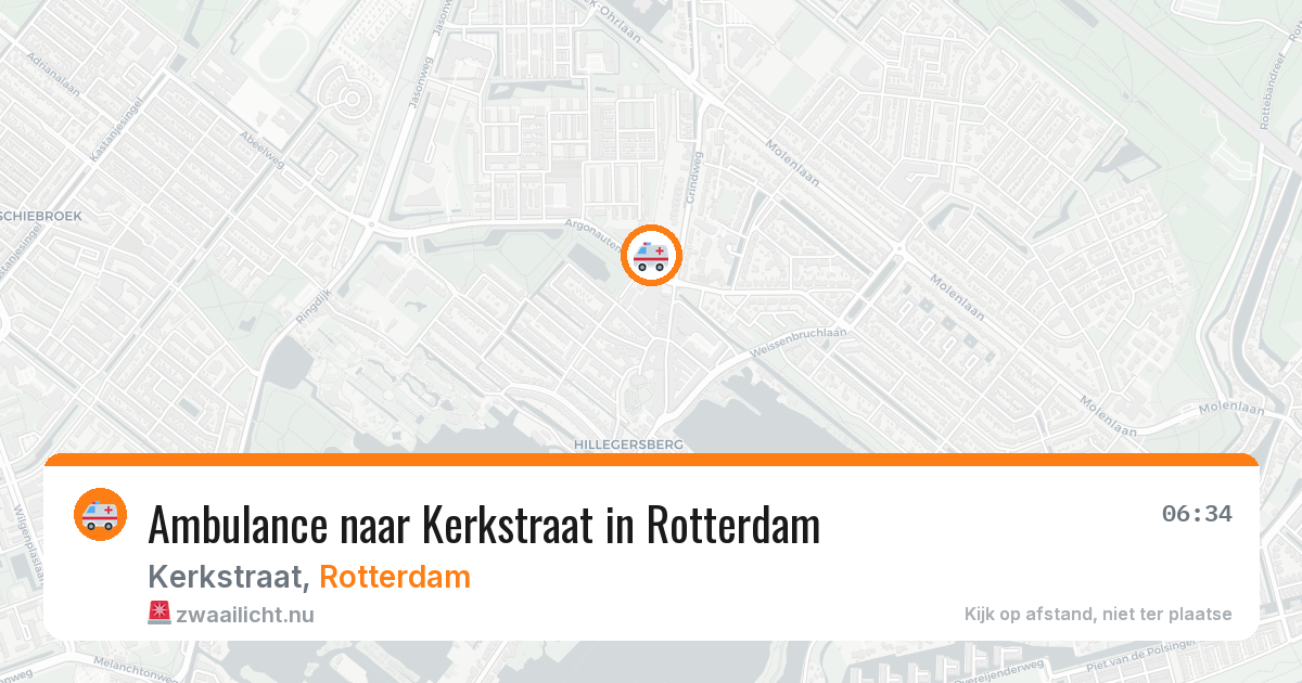 Ambulance naar Kerkstraat in Rotterdam — 24 jul 2026